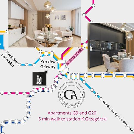 Ga Luxury Apartments G20 Kraków Exteriör bild